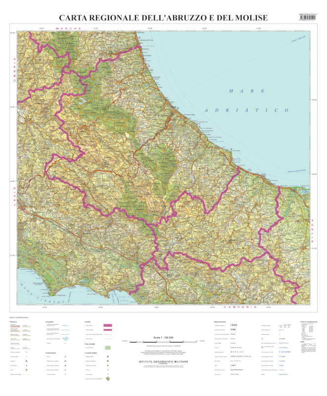 Carta regionale ABRUZZO - MOLISE