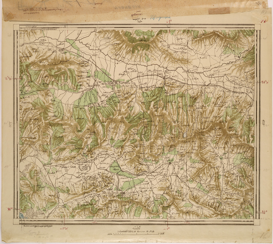 (N:26640) ASIA MINORE AL 200.000 - MAGNESIA (SE000202) Carte e stampe antiche: riproduzione a colori su carta (formato A1)