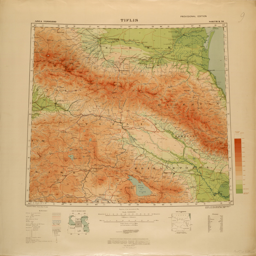 (N:26747) TIFLIS. (SE000460) Carte e stampe antiche: riproduzione a colori su carta (formato A1)