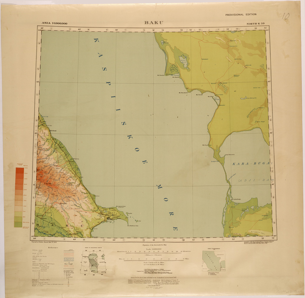 (N:26748) BAKU (SE000461) Carte e stampe antiche: riproduzione a colori su carta (formato A1)