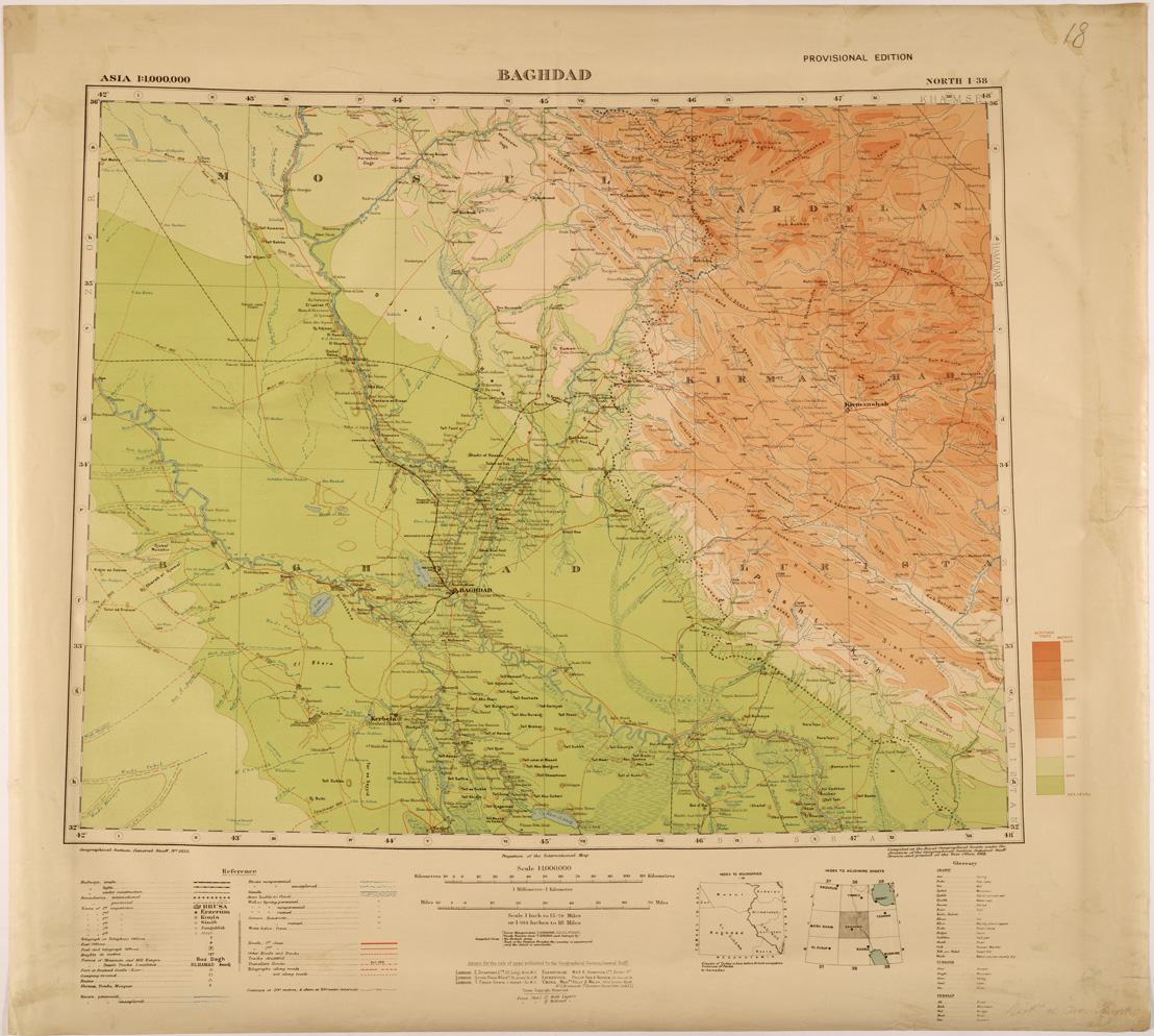 (N:26762) BAGHDAD (SE000469) Carte e stampe antiche: riproduzione a colori su carta (formato A1)