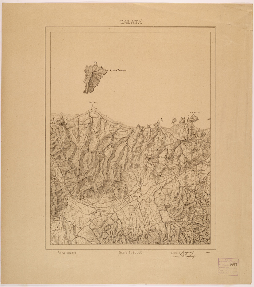 (N:26876) GALATA' (SE000499) Carte e stampe antiche: riproduzione a colori su carta (formato A1)
