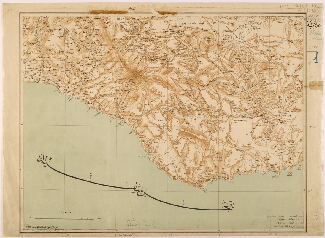 (N:26778) CESAREA - FOGLIO 1 (SE000529) Carte e stampe antiche: riproduzione a colori su carta (formato A1)