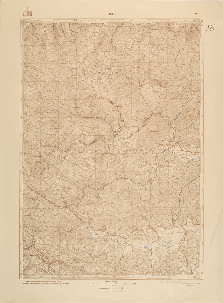 (N:26899) JUGOSLAVIA AL 25.000 - 1 EDIZIONE - BLED - 4D (SE000750) Carte e stampe antiche: riproduzione a colori su carta (formato A1)