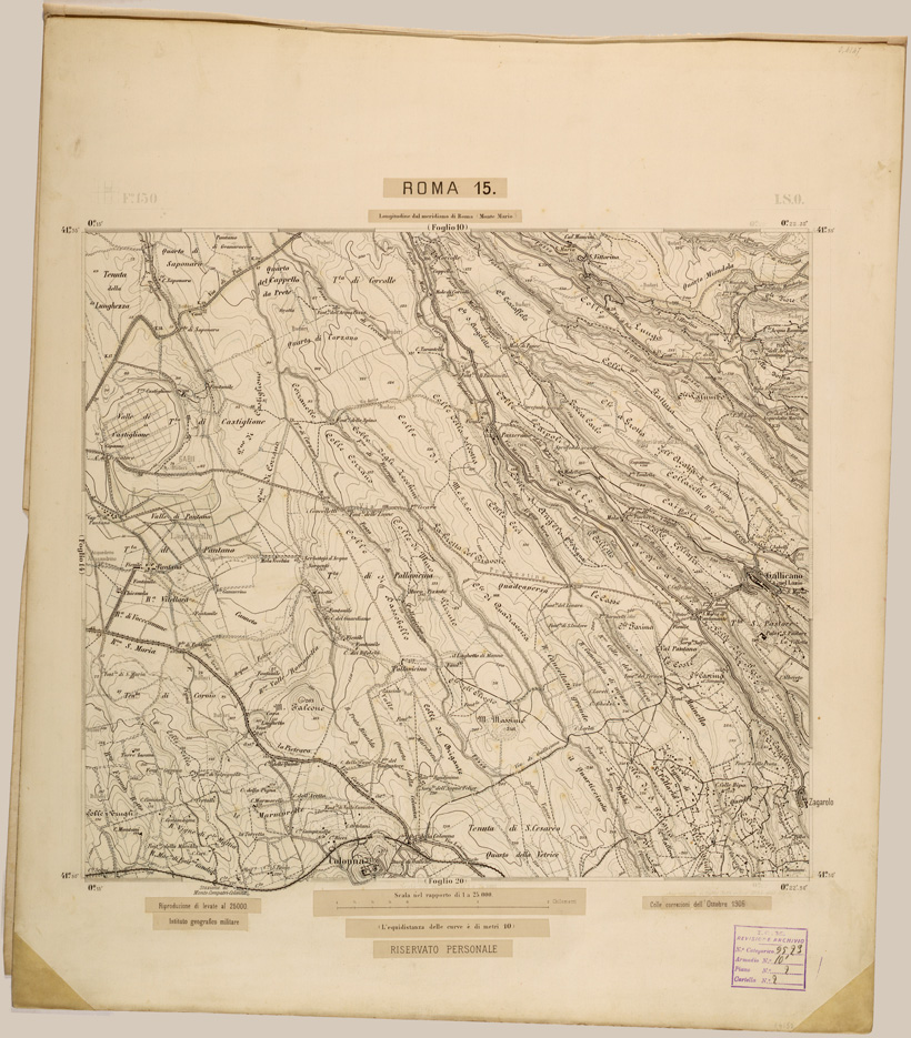 (N:27835) ROMA 15. (SE001638) Carte e stampe antiche: riproduzione a colori su carta (formato A1)