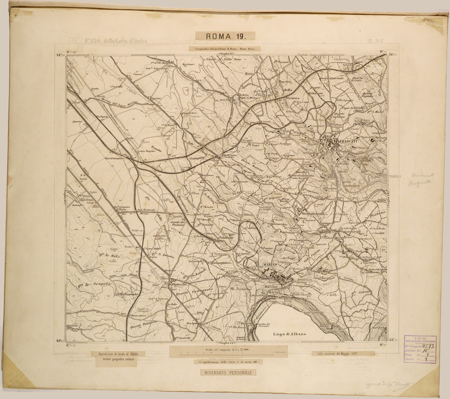 (N:27841) ROMA 19. (SE001642) Carte e stampe antiche: riproduzione a colori su carta (formato A1)