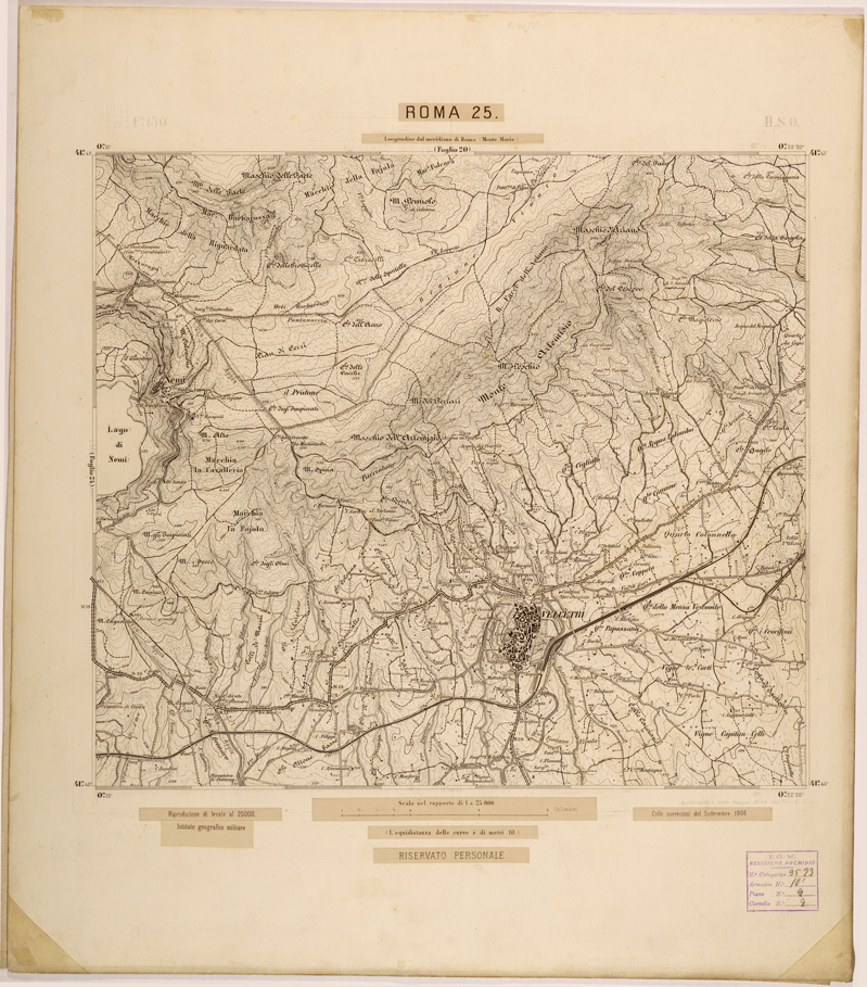 (N:27846) ROMA 25. (SE001648) Carte e stampe antiche: riproduzione a colori su carta (formato A1)