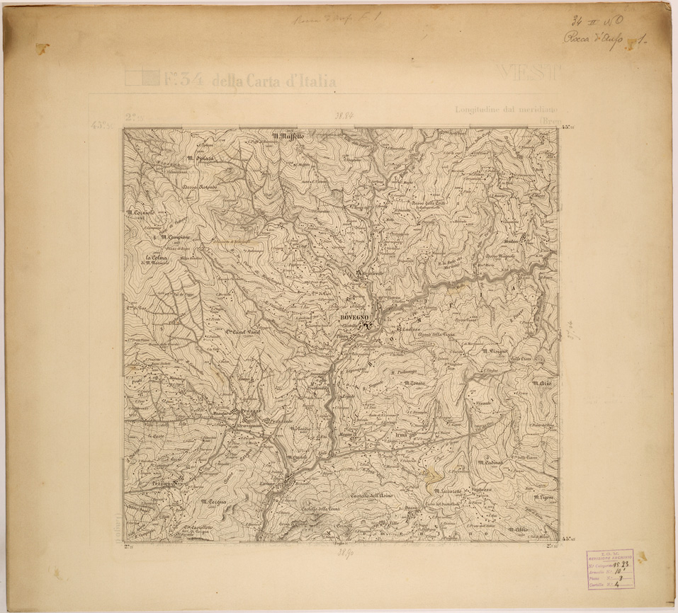 (N:27919) ROCCA D'ANFO 1. (SE001677) Carte e stampe antiche: riproduzione a colori su carta (formato A1)