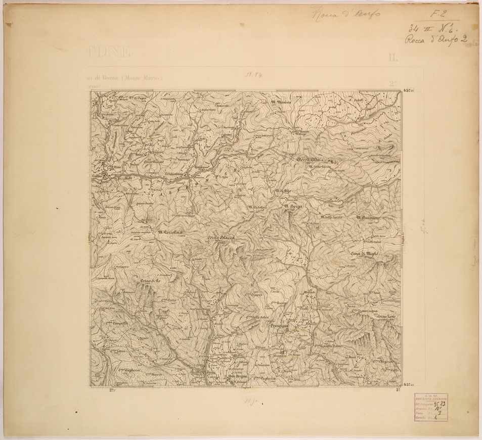 (N:27924) ROCCA D'ANFO 2. (SE001678) Carte e stampe antiche: riproduzione a colori su carta (formato A1)