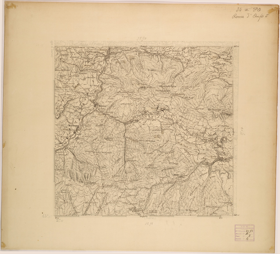 (N:27925) ROCA D'ANFO 5. (SE001679) Carte e stampe antiche: riproduzione a colori su carta (formato A1)
