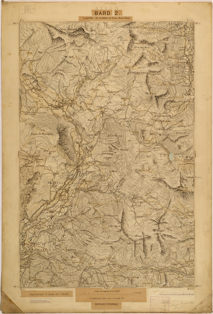 (N:27989) BARD 2. (SE001741) Carte e stampe antiche: riproduzione a colori su carta (formato A1)