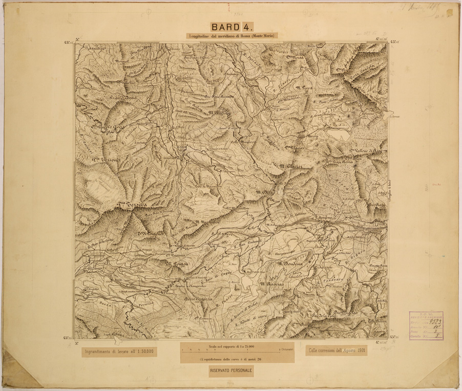 (N:27991) BARD 4. (SE001743) Carte e stampe antiche: riproduzione a colori su carta (formato A1)