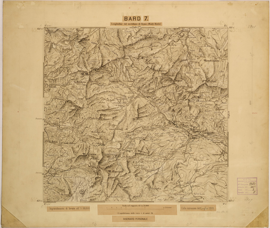 (N:27995) BARD 7. (SE001747) Carte e stampe antiche: riproduzione a colori su carta (formato A1)