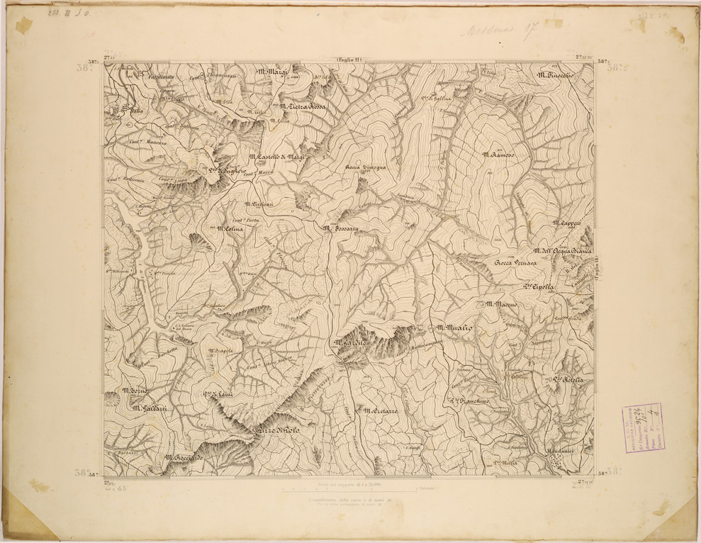 (N:28023) MESSINA 17. (SE001775) Carte e stampe antiche: riproduzione a colori su carta (formato A1)