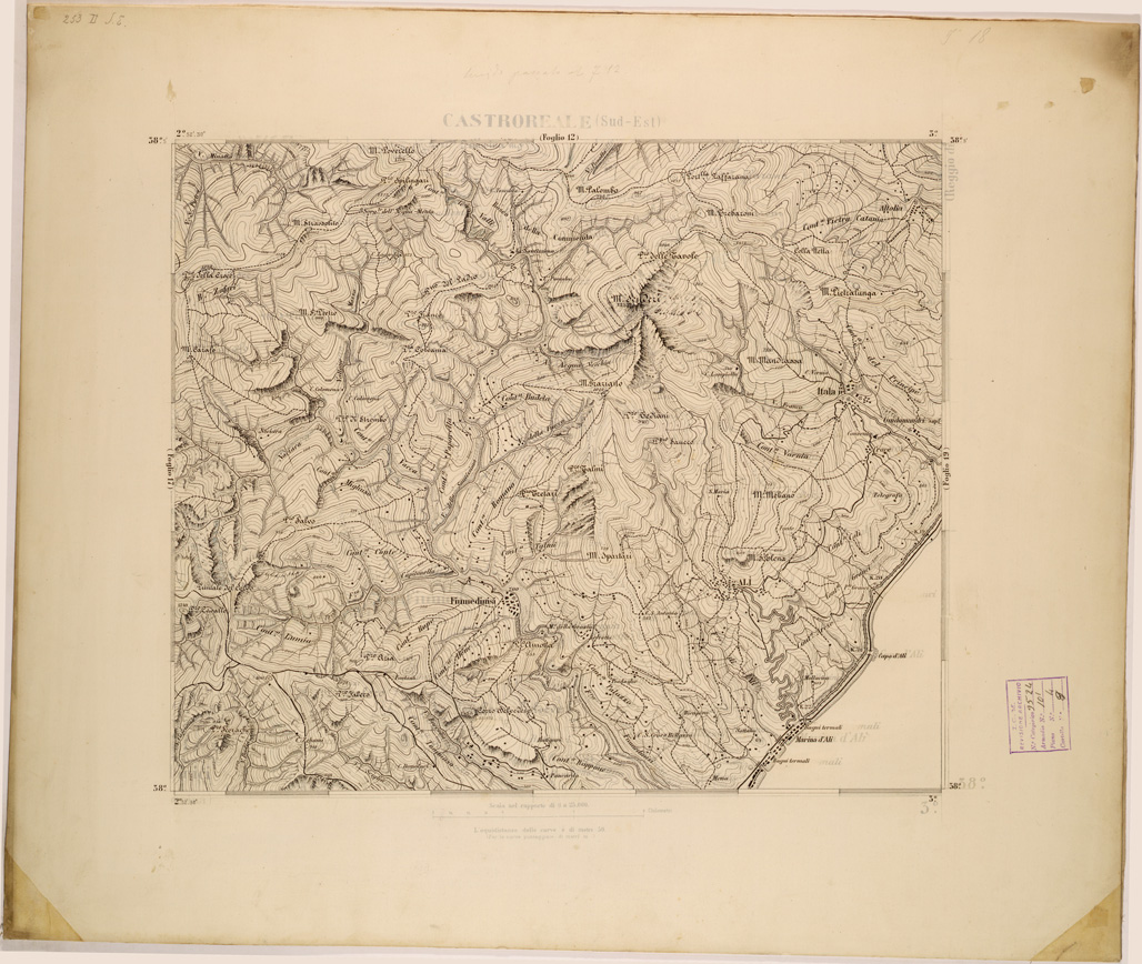 (N:28024) MESSINA 18. (SE001776) Carte e stampe antiche: riproduzione a colori su carta (formato A1)