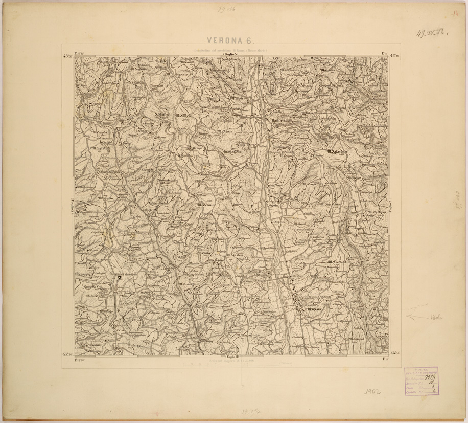 (N:28053) VERONA 6 (SE001805) Carte e stampe antiche: riproduzione a colori su carta (formato A1)