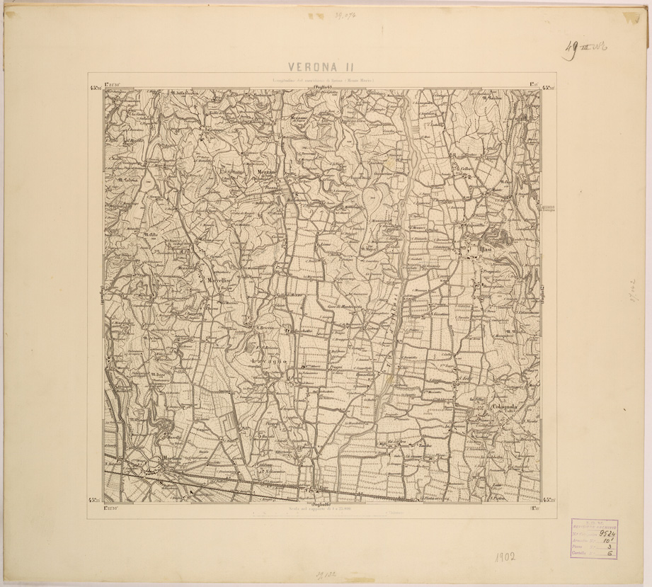 (N:28056) VERONA 11 (SE001808) Carte e stampe antiche: riproduzione a colori su carta (formato A1)