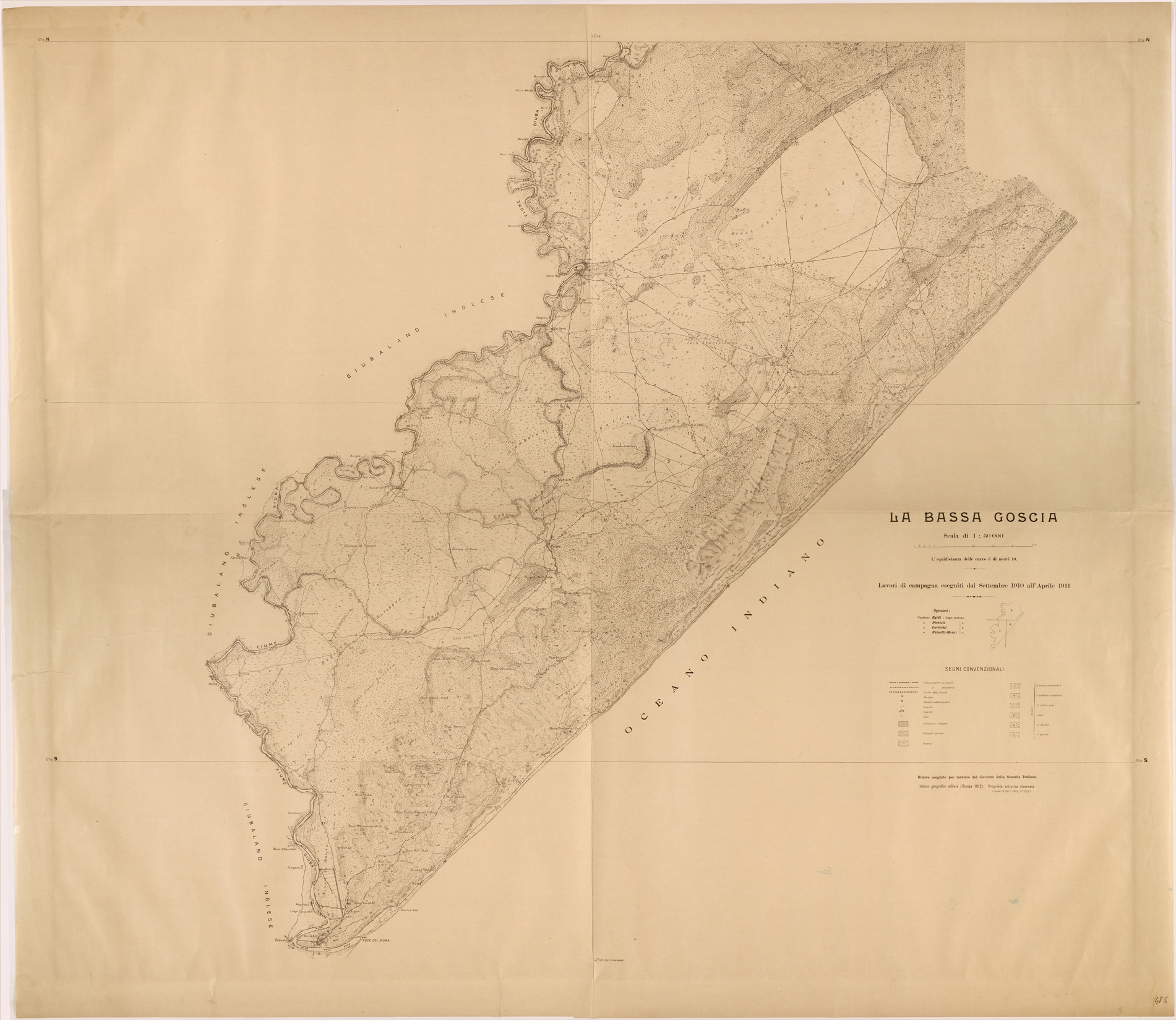 (N:28145) LA BASSA GOSCIA (SE002045) Carte e stampe antiche: riproduzione a colori su carta (formato A1)