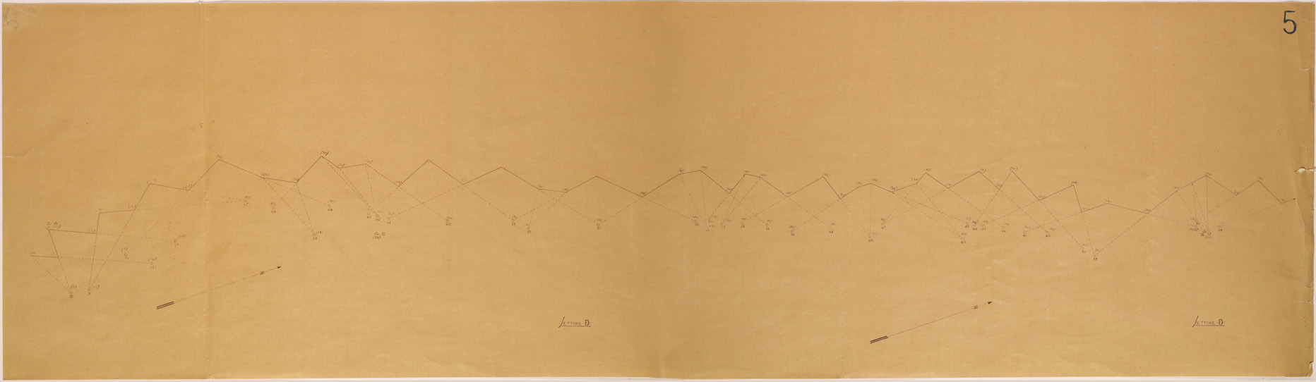 (N:28206) CAMPO TRINCERATO DI MOGADISCIO - SETTORE A - TAVOLA 2 (SE002074) Carte e stampe antiche: riproduzione a colori su carta (formato A1)