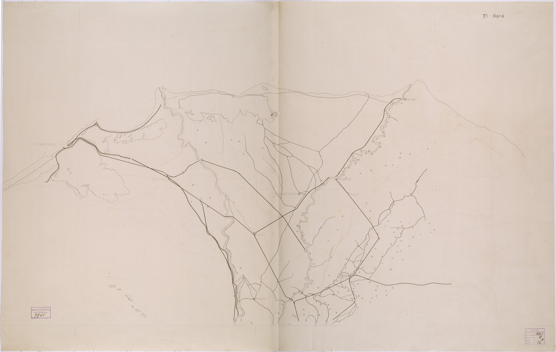 (N:28540) CARTA COROGRAFICA DEL BASSO E MEDIO EGITTO - NORD. (SE002297) Carte e stampe antiche: riproduzione a colori su carta (formato A1)