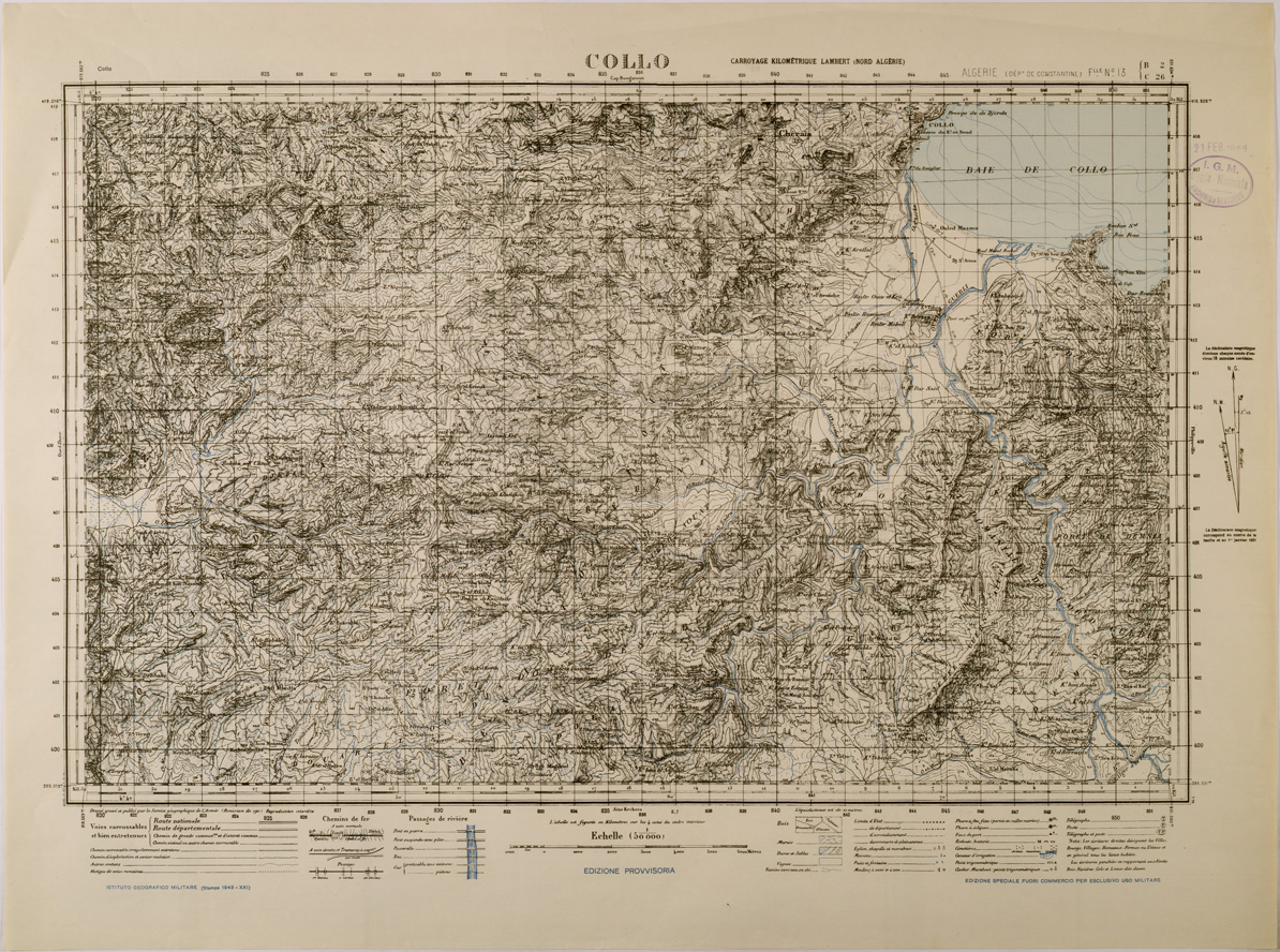 (N:28879) COLLO FOGLIO 13 (SE002693) Carte e stampe antiche: riproduzione a colori su carta (formato A1)