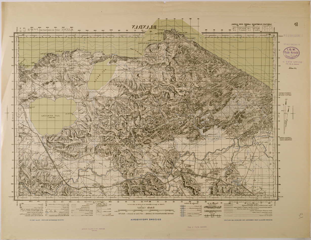 (N:28884) BLANDAN FOGLIO 18 (SE002698) Carte e stampe antiche: riproduzione a colori su carta (formato A1)
