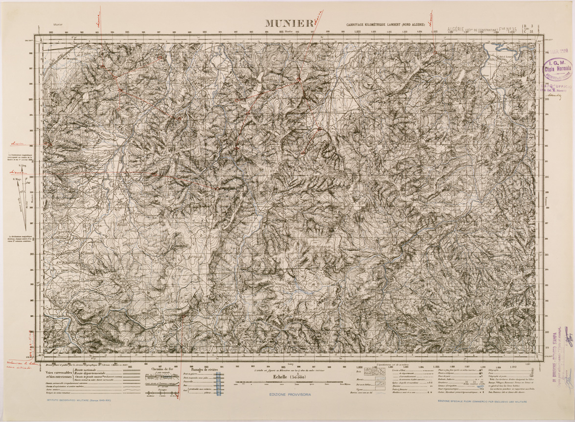 (N:28891) MUNIER FOGLIO 35 (SE002705) Carte e stampe antiche: riproduzione a colori su carta (formato A1)