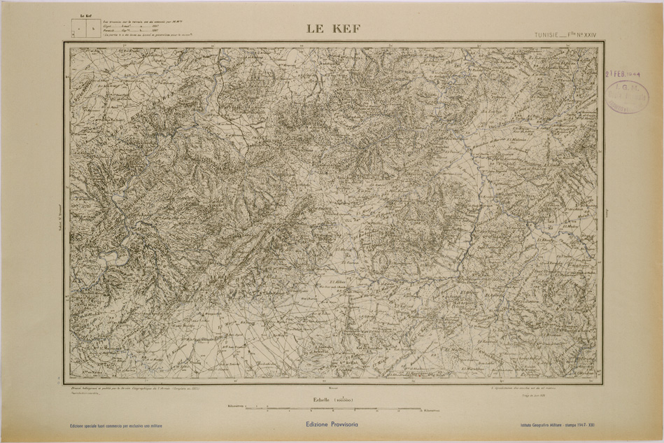 (N:28901) LE KEF - FOGLIO XXIV. (SE002725) Carte e stampe antiche: riproduzione a colori su carta (formato A1)