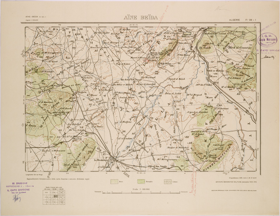 (N:29044) AINE BEIDA - FOGLIO 28 I. (SE002831) Carte e stampe antiche: riproduzione a colori su carta (formato A1)