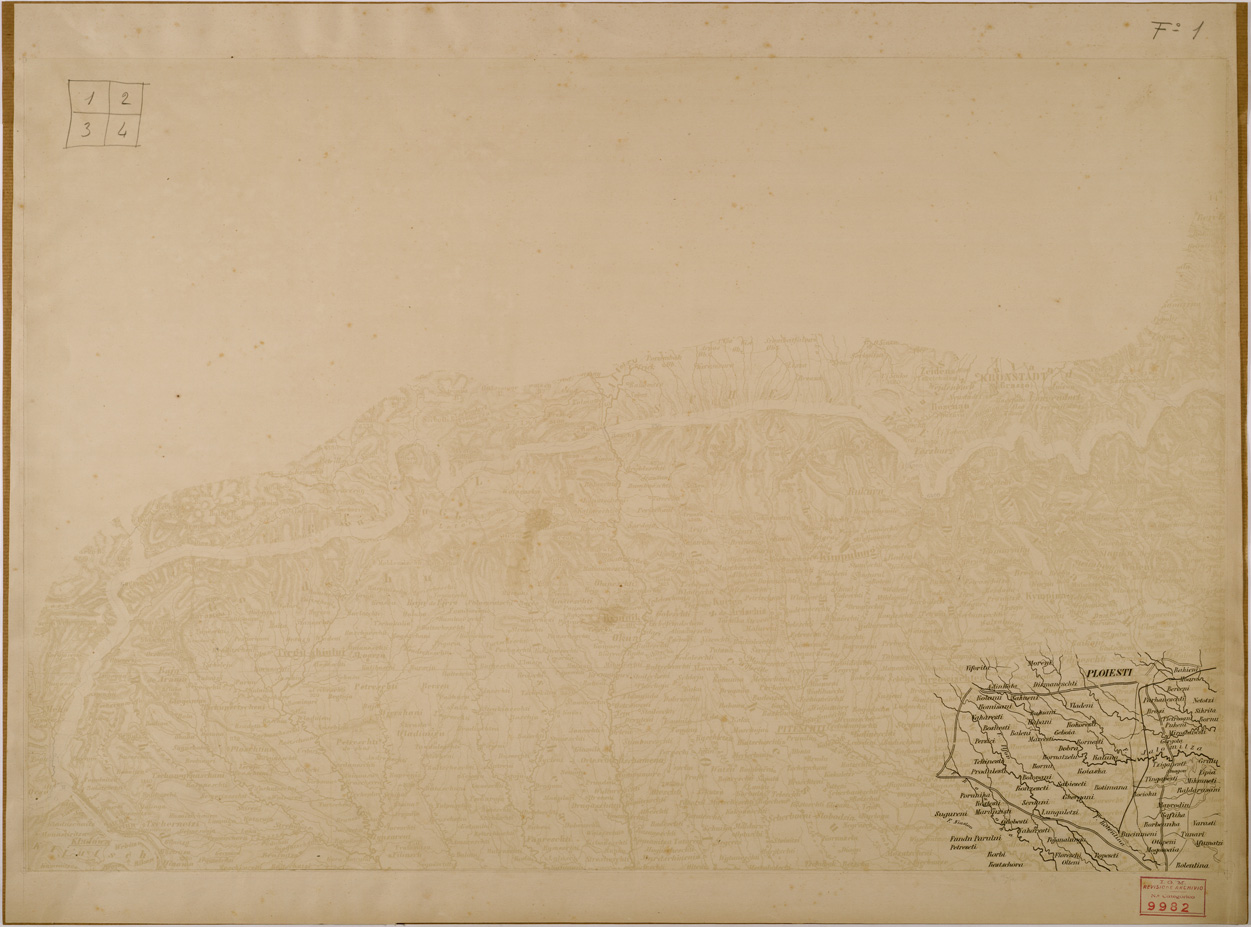 (N:29538) TEATRO DELLA GUERRA  RUSSO TURCA DEL 1877 - 1878 - FOGLIO 1 (SE003351) Carte e stampe antiche: riproduzione a colori su carta (formato A1)