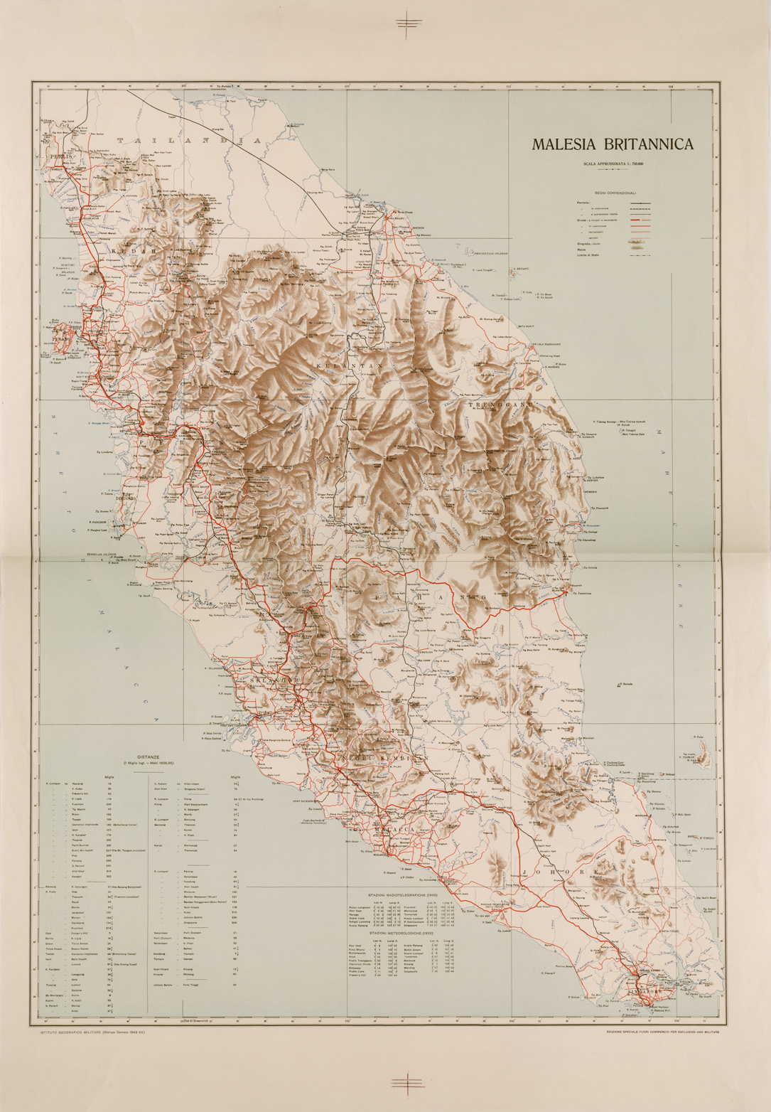 (N:29650) MALESIA BRITANNICA (SE003494) Carte e stampe antiche: riproduzione a colori su carta (formato A1)