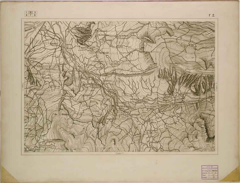 (N:29743) TOURNOUX S. VINCENT FOGLIO 2 (SE003537) Carte e stampe antiche: riproduzione a colori su carta (formato A1)