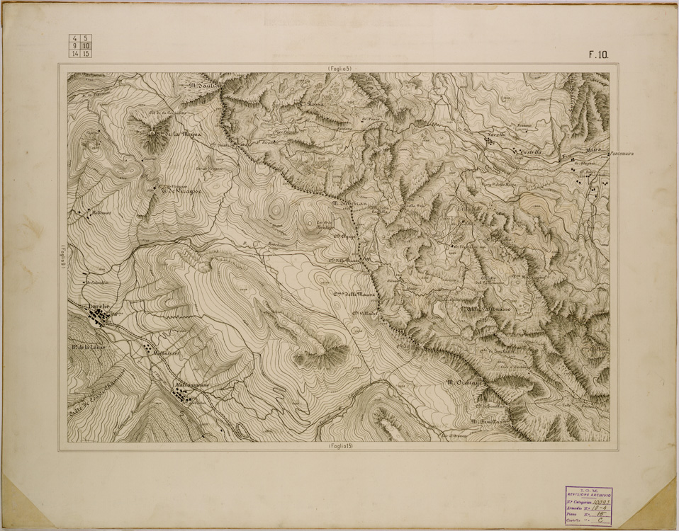 (N:29773) TOURNOUX S. VINCENT FOGLIO 10 (SE003545) Carte e stampe antiche: riproduzione a colori su carta (formato A1)
