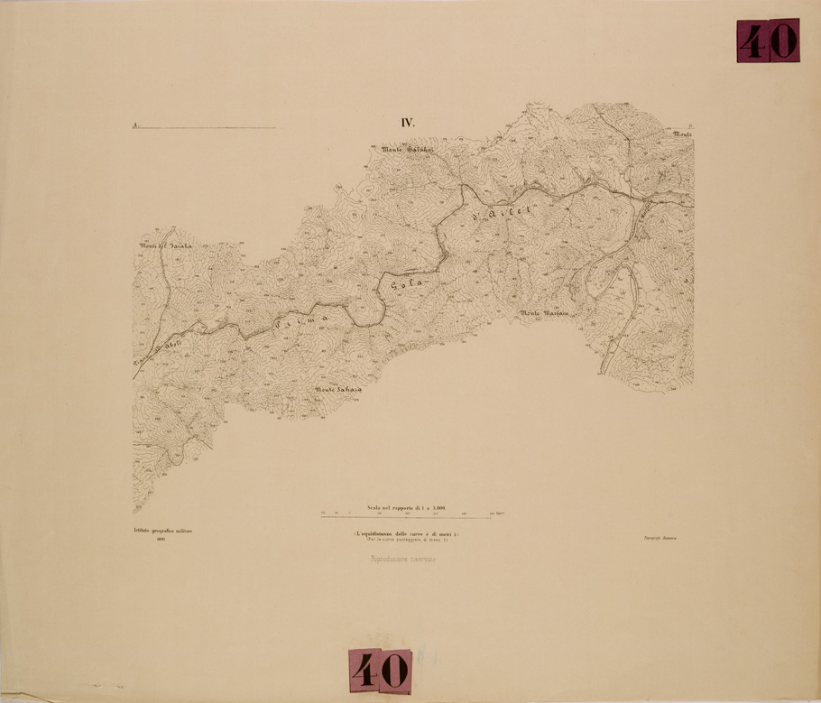(N:29841) SAATI - AILET - FOGLIO IV (SE003702) Carte e stampe antiche: riproduzione a colori su carta (formato A1)