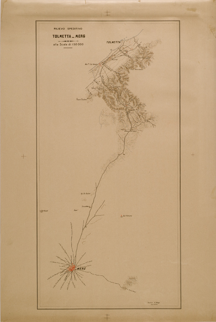 (N:30257) TOLMETTA MER (SE004137) Carte e stampe antiche: riproduzione a colori su carta (formato A1)