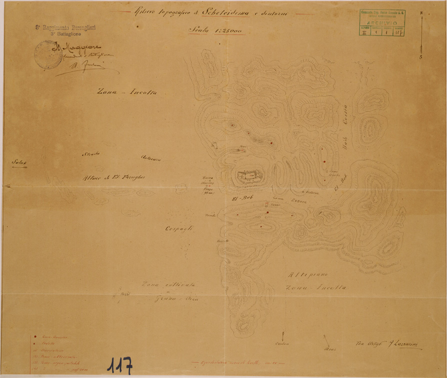 (N:30716) SCHELEIDIMA E DINTORNI. (SE004714) Carte e stampe antiche: riproduzione a colori su carta (formato A1)
