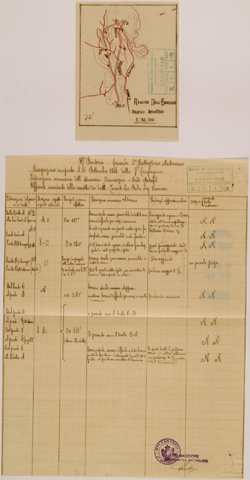 (N:30769) REGIONE DELL'ENNEGAR (OMMERZEN-UADI METAFEL). (SE004750) Carte e stampe antiche: riproduzione a colori su carta (formato A1)