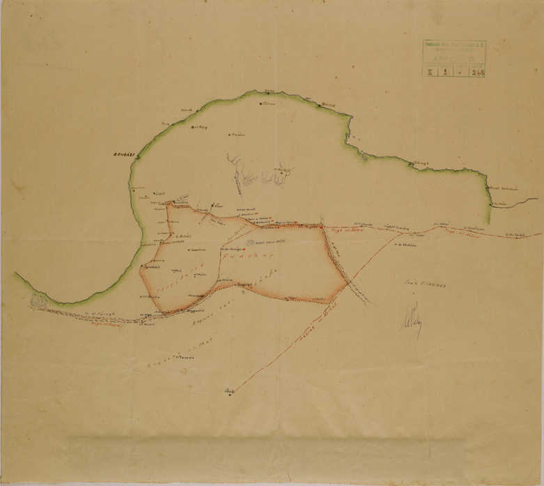 (N:30878) SCHIZZO DELLA CIRENAICA NORMALE (SE004867) Carte e stampe antiche: riproduzione a colori su carta (formato A1)