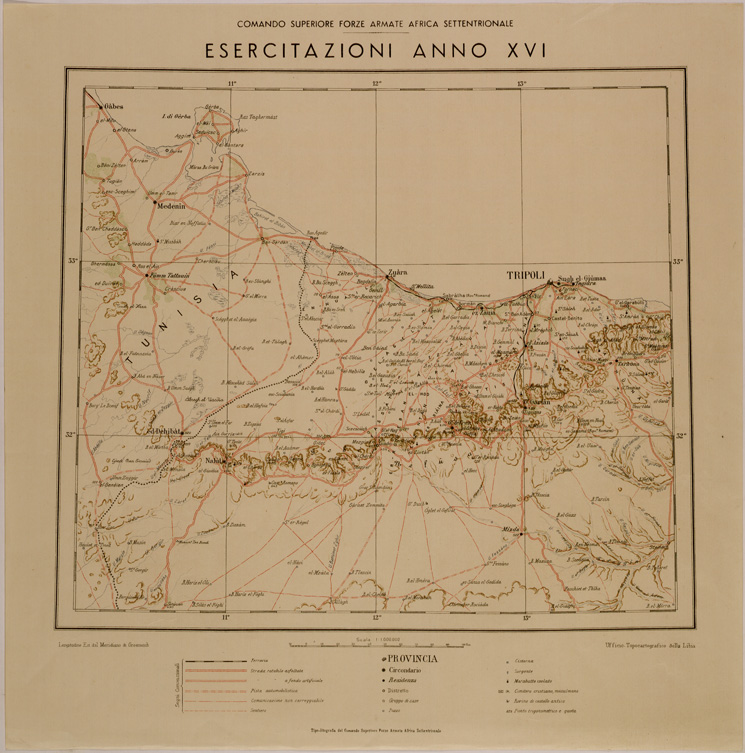 (N:30919) ESERCITAZIONI ANNO XVI (SE004907) Carte e stampe antiche: riproduzione a colori su carta (formato A1)
