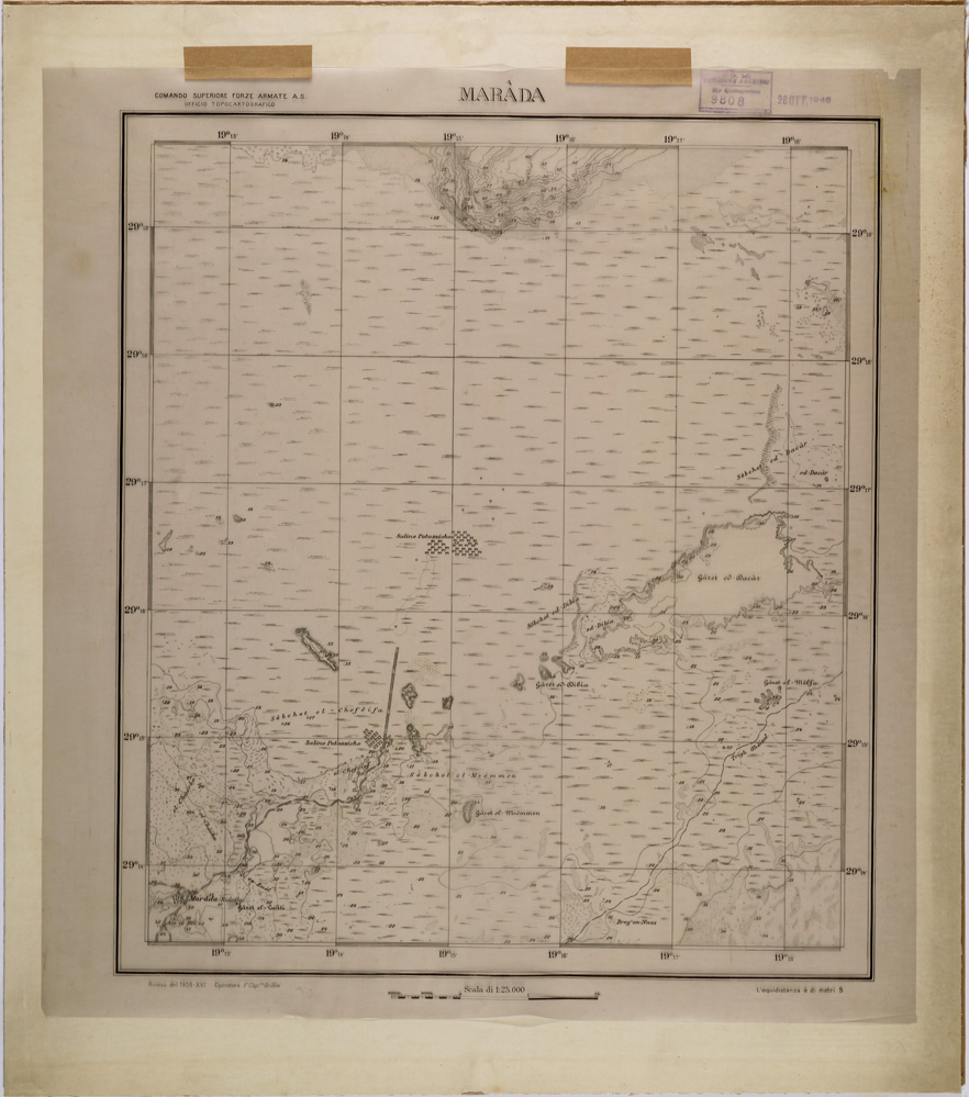 (N:31181) MARADA. (SE005266) Carte e stampe antiche: riproduzione a colori su carta (formato A1)