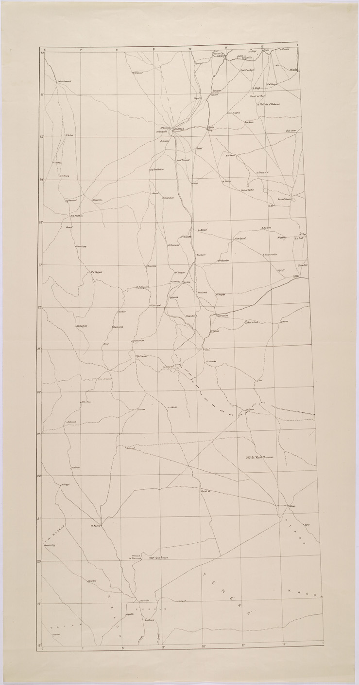 (N:31523) TRIPOLITANIA - TAVOLA 1. (SE005597) Carte e stampe antiche: riproduzione a colori su carta (formato A1)