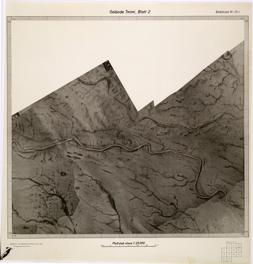 (N:31817) ZONA BOMBA - BLATT 2 (SE005965) Carte e stampe antiche: riproduzione a colori su carta (formato A1)