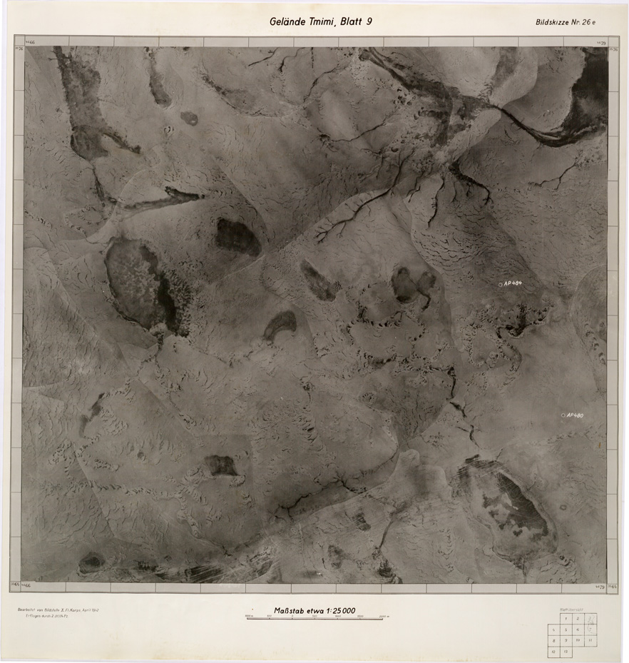 (N:31824) ZONA DI BOMBA - BLATT 9 (SE005972) Carte e stampe antiche: riproduzione a colori su carta (formato A1)