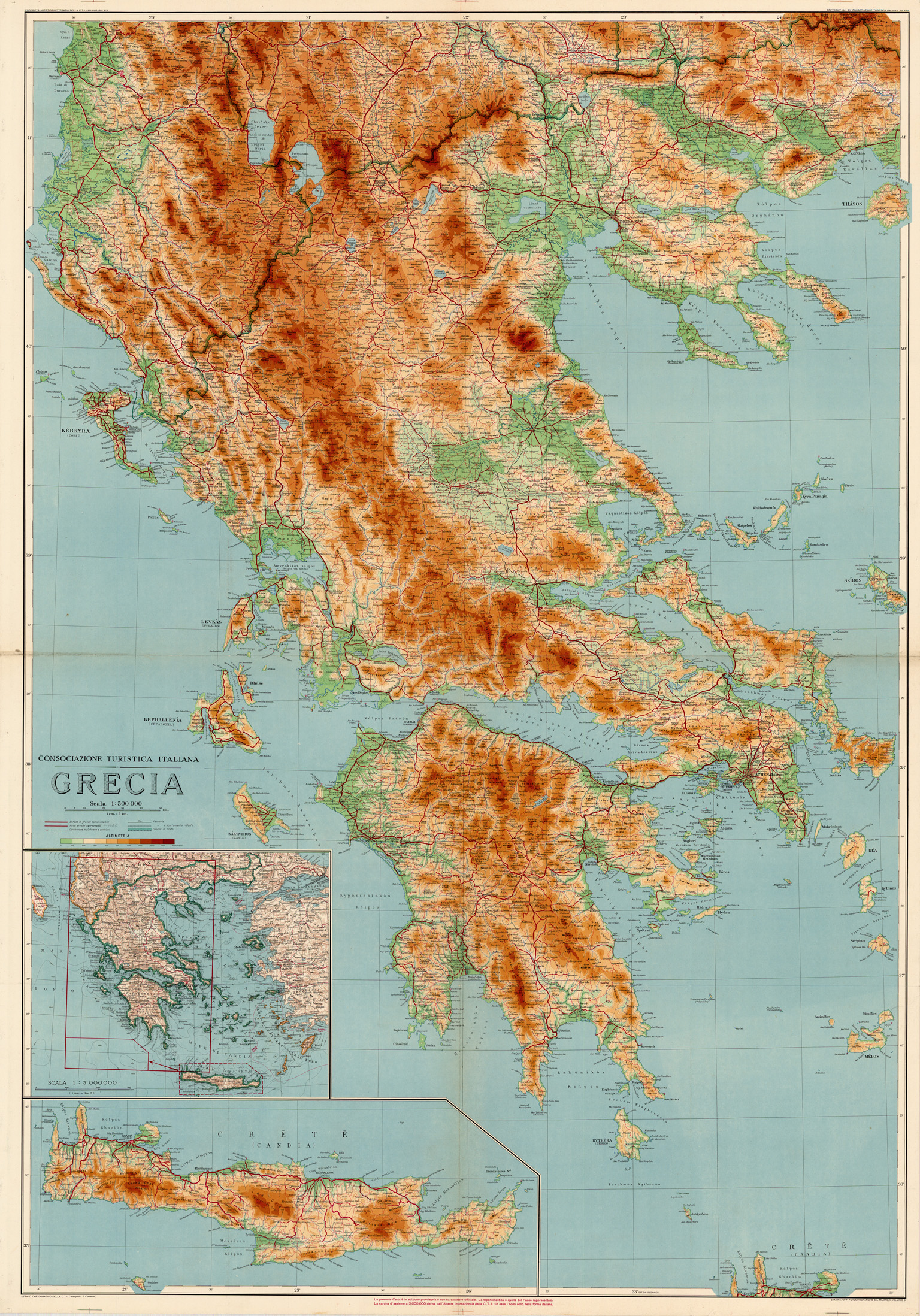 (N:35291) GRECIA (SE006134) Carte e stampe antiche: riproduzione a colori su carta (formato A1)