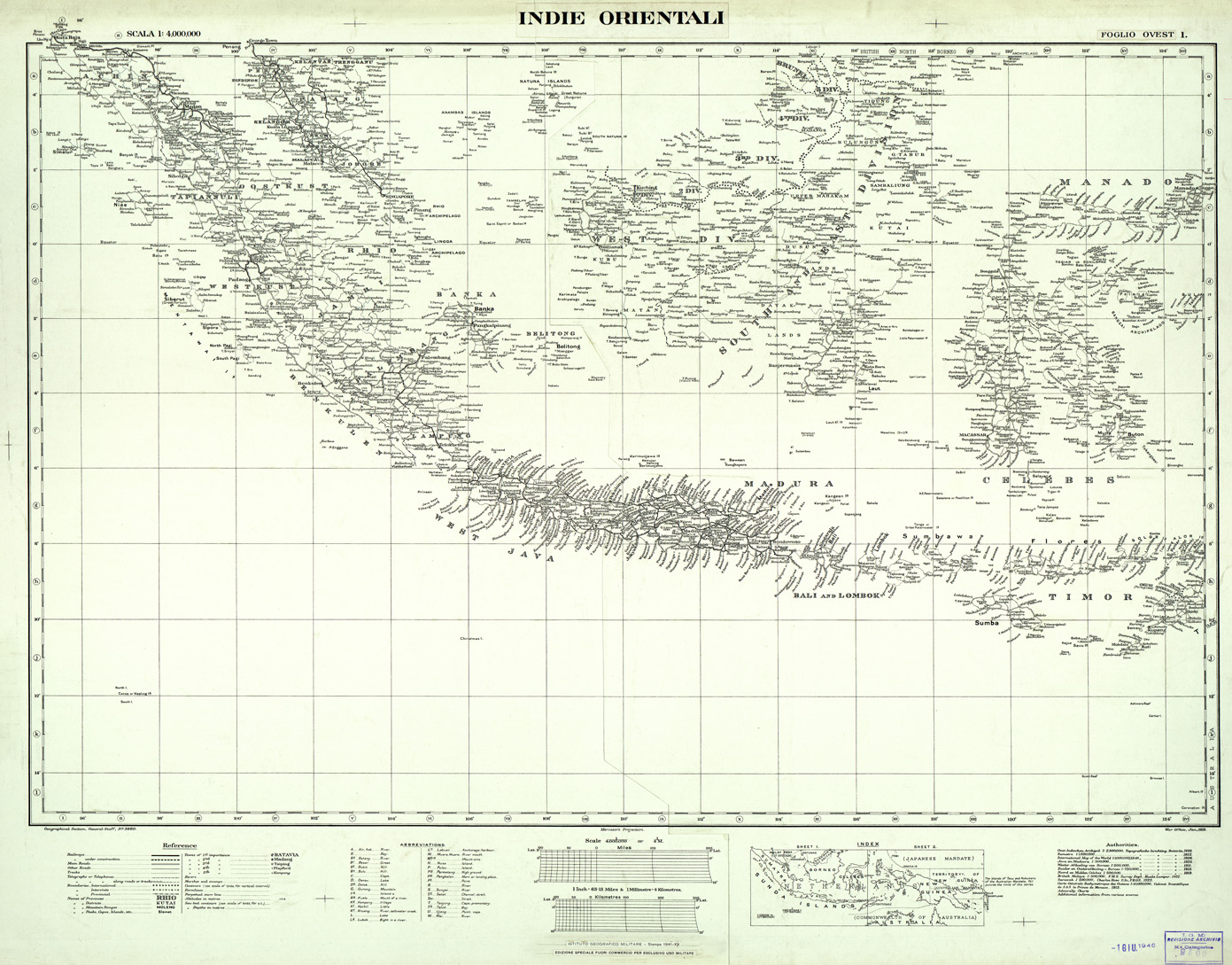 (N:32753) INDIE ORIENTALI - FOGLIO 1 OVEST. ORIGINALI A COLORI SEPARATI. NERO (SE007449) Carte e stampe antiche: riproduzione a colori su carta (formato A1)