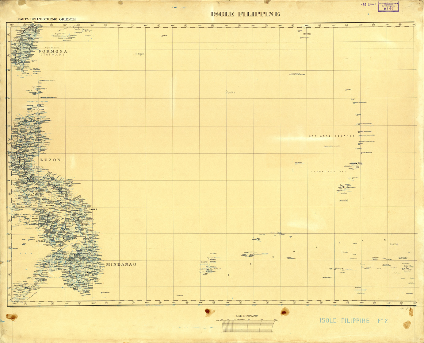 (N:32768) ESTREMO ORIENTE - FOGLIO 2 ISOLE FILIPPINE. ORIGINALI A COLORI SEPARATI. NERO (SE007462) Carte e stampe antiche: riproduzione a colori su carta (formato A1)