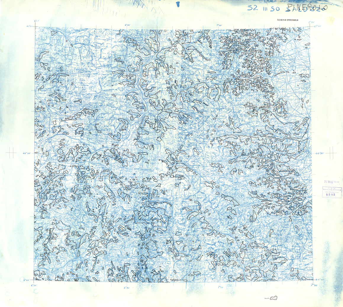 (N:33256) FRANCIA ORIGINALI A TIPI SEPARATI - PINEROLO SALUZZO SEZ. L32 III S.O. BOSCHI. (SE007613) Carte e stampe antiche: riproduzione a colori su carta (formato A1)