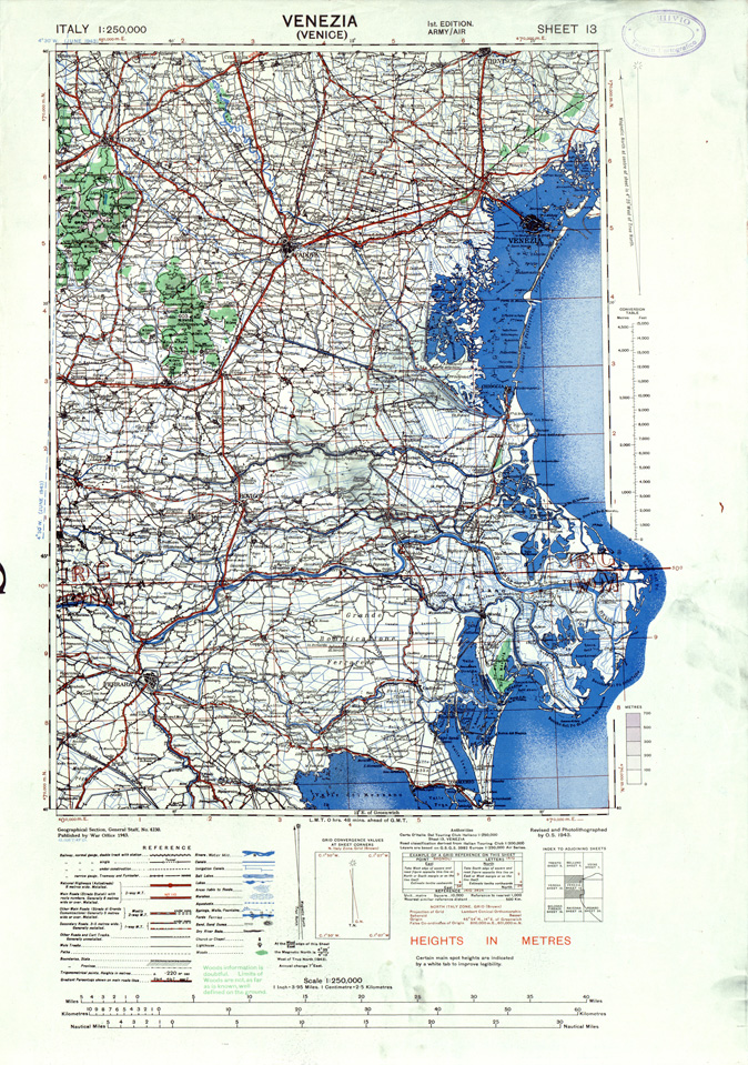 (N:33868) ITALY - SHEET 13 - VENEZIA. (SE008167) Carte e stampe antiche: riproduzione a colori su carta (formato A1)