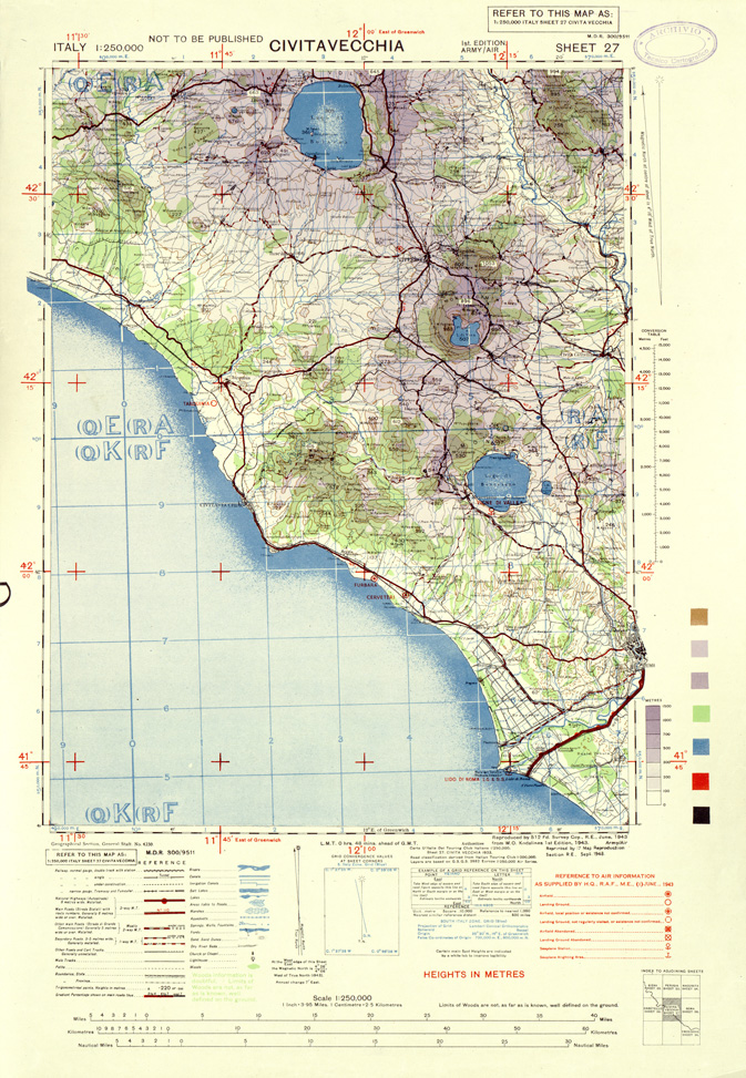 (N:33892) ITALY - SHEET 27 - CIVITAVECCHIA. (SE008184) Carte e stampe antiche: riproduzione a colori su carta (formato A1)