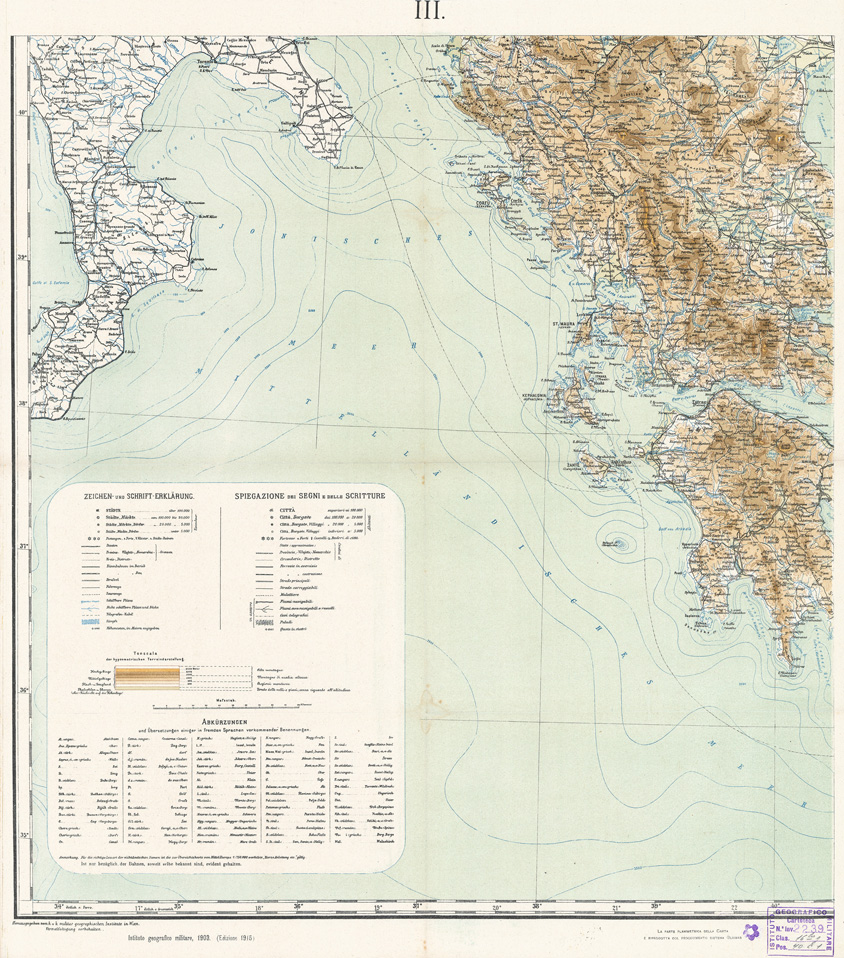 (N:34120) EUROPA ORIENTALE DER EUROPAISCHE ORIENT FOGLIO III (SE008521) Carte e stampe antiche: riproduzione a colori su carta (formato A1)